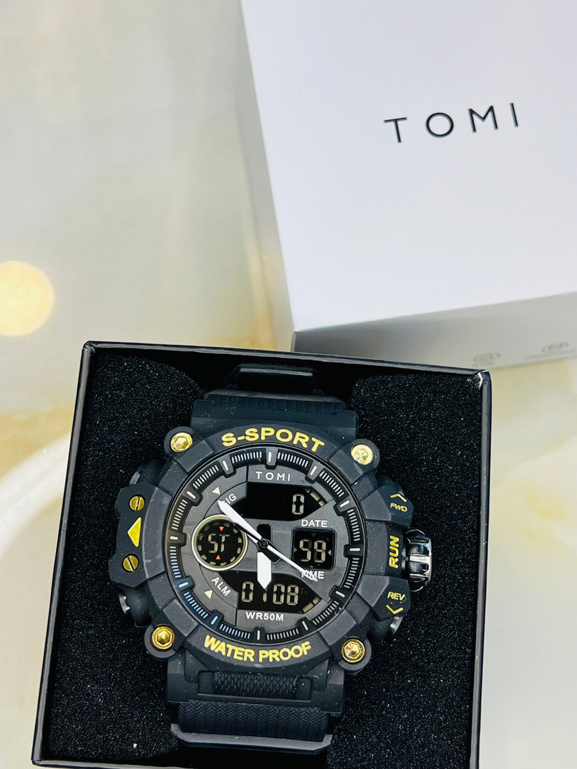 TOMI T-228 Men's Sports Watch Military Sports Watch