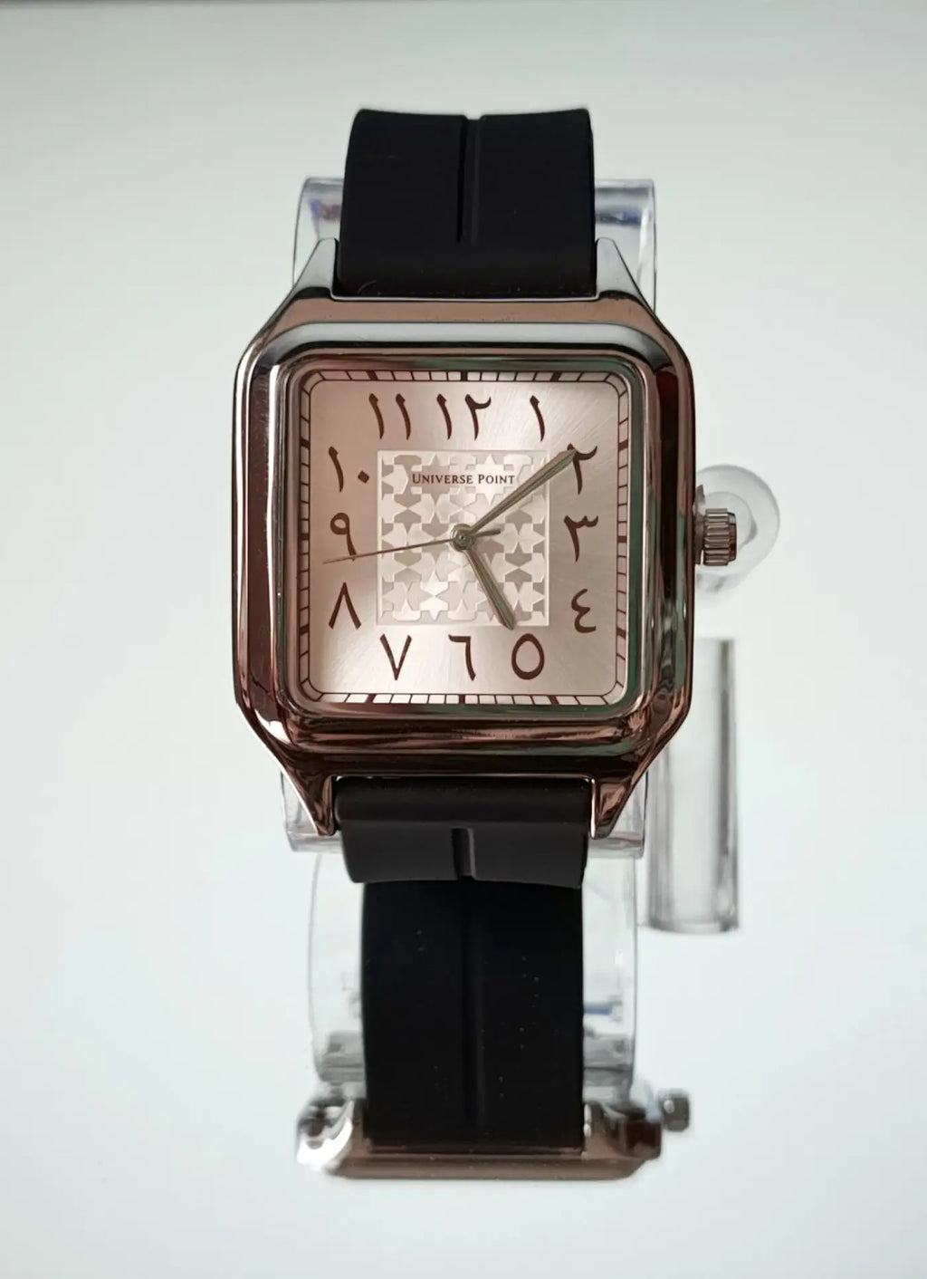 Universe Point Slim Arabic Numeral Watch – Leather Strap with Magnetic Lock