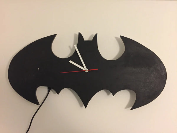 Batman Logo LED Wall Clock