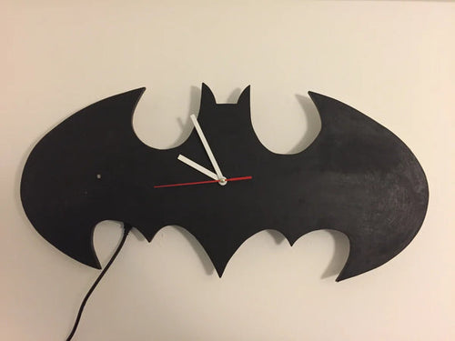 Batman Logo LED Wall Clock
