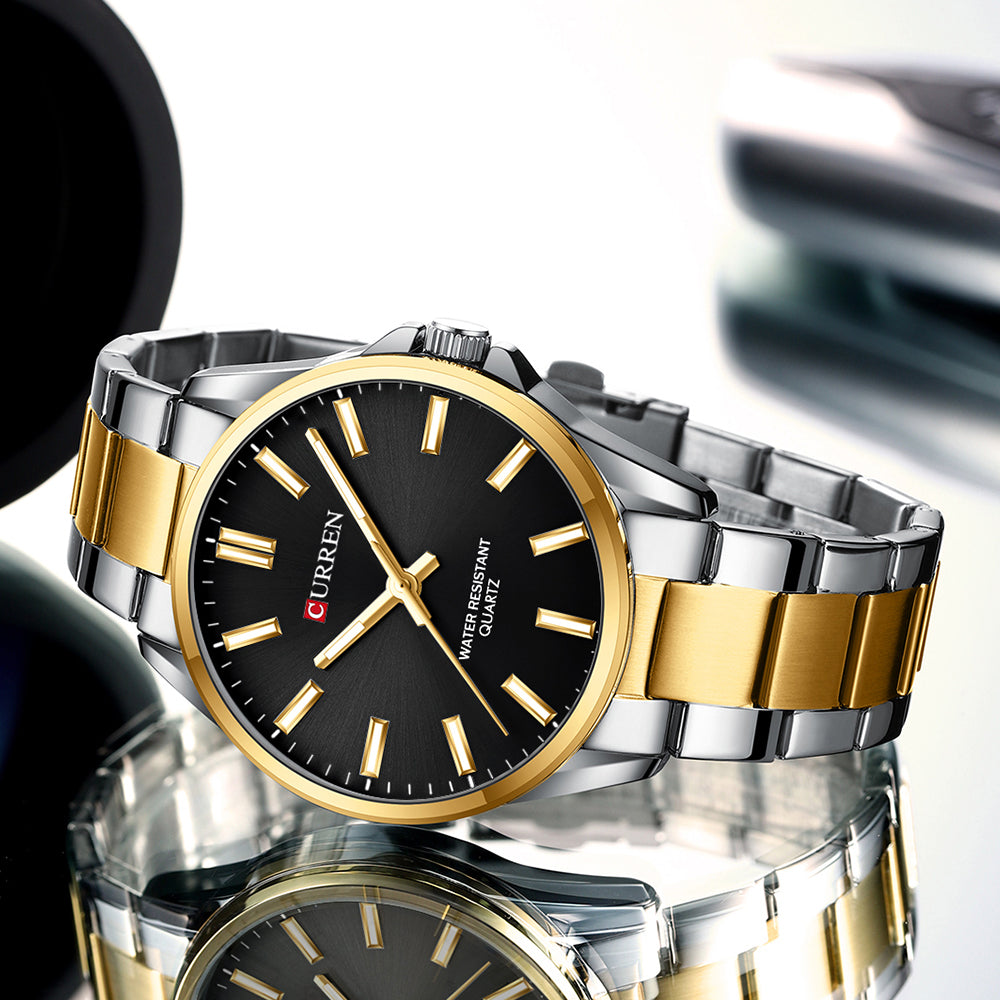 Curren Classic Two-Tone Business Quartz Watch for Men