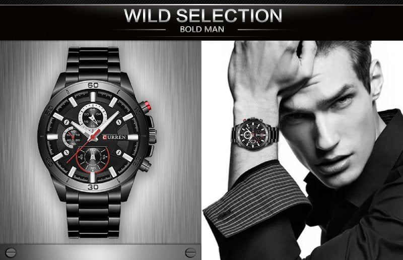 CURREN 8275 Men's Stainless Steel Watch