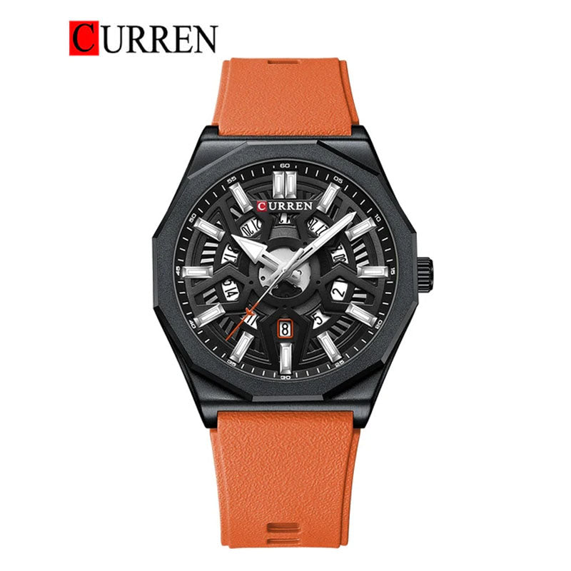 Curren HexaSport Skeleton Dial Watch