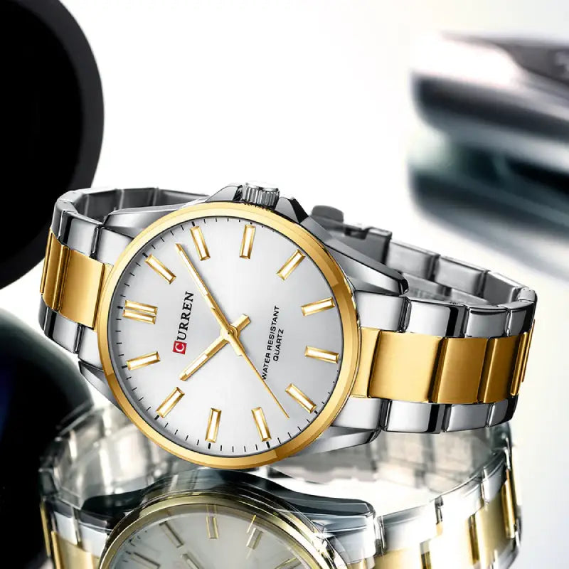 Curren Classic Two-Tone Business Quartz Watch for Men