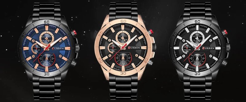 CURREN 8275 Men's Stainless Steel Watch