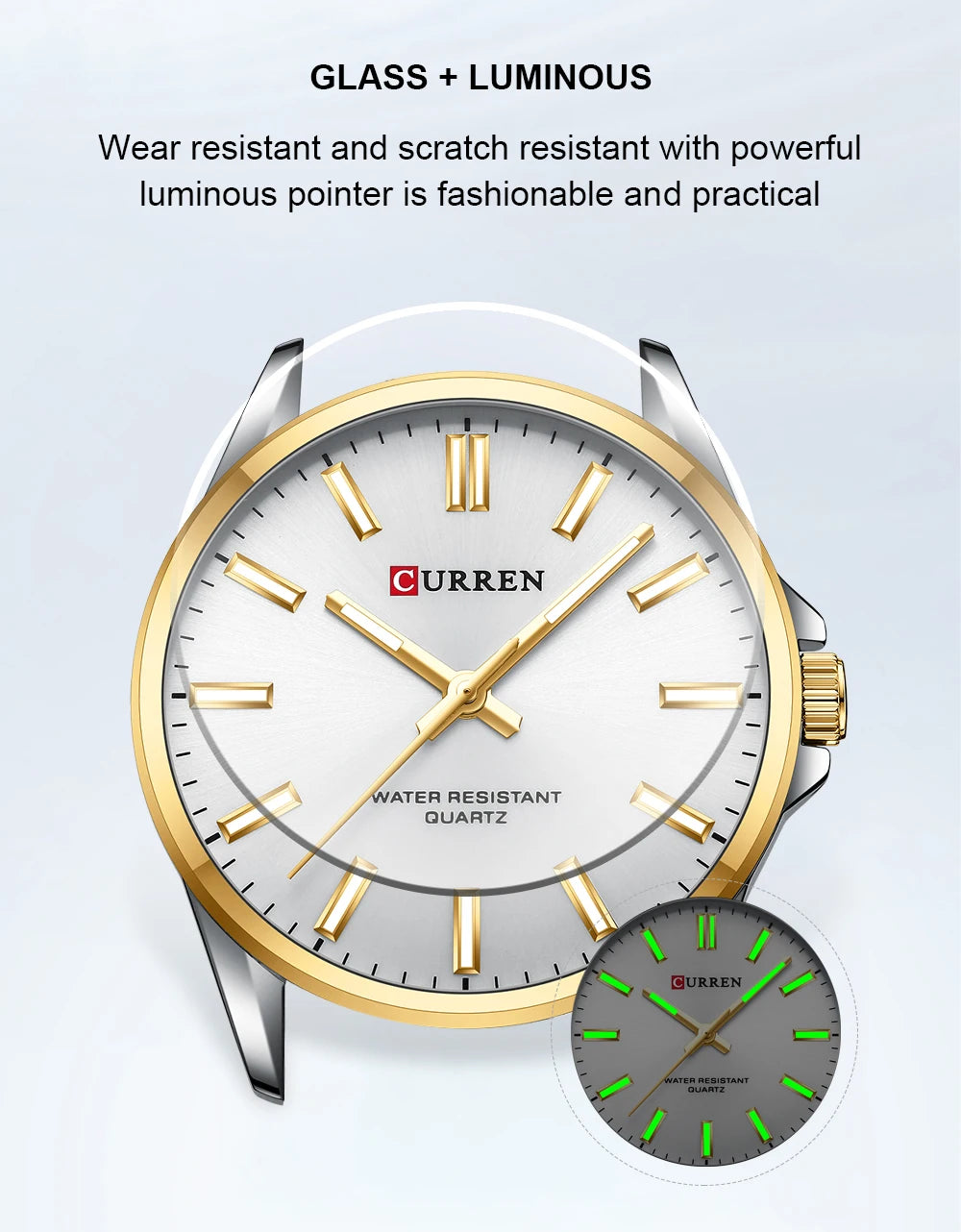 CURREN 9090 Men's Stainless Steel Watch