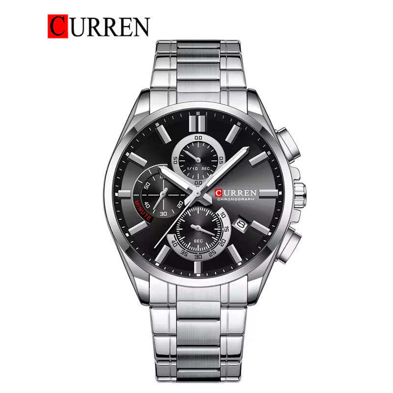 Curren Titan Chronograph Stainless Steal