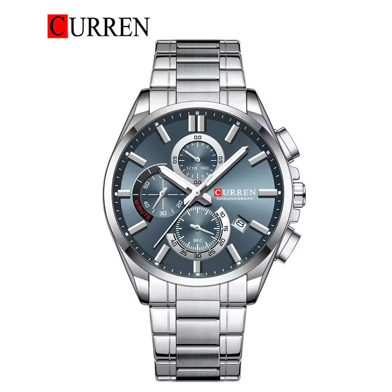 Curren Titan Chronograph Stainless Steal