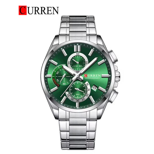 Curren Titan Chronograph Stainless Steal