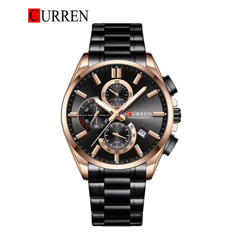 Curren Titan Chronograph Stainless Steal
