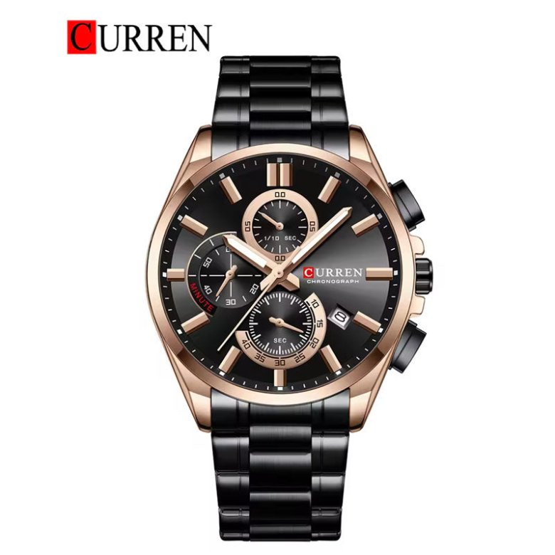Curren Titan Chronograph Stainless Steal