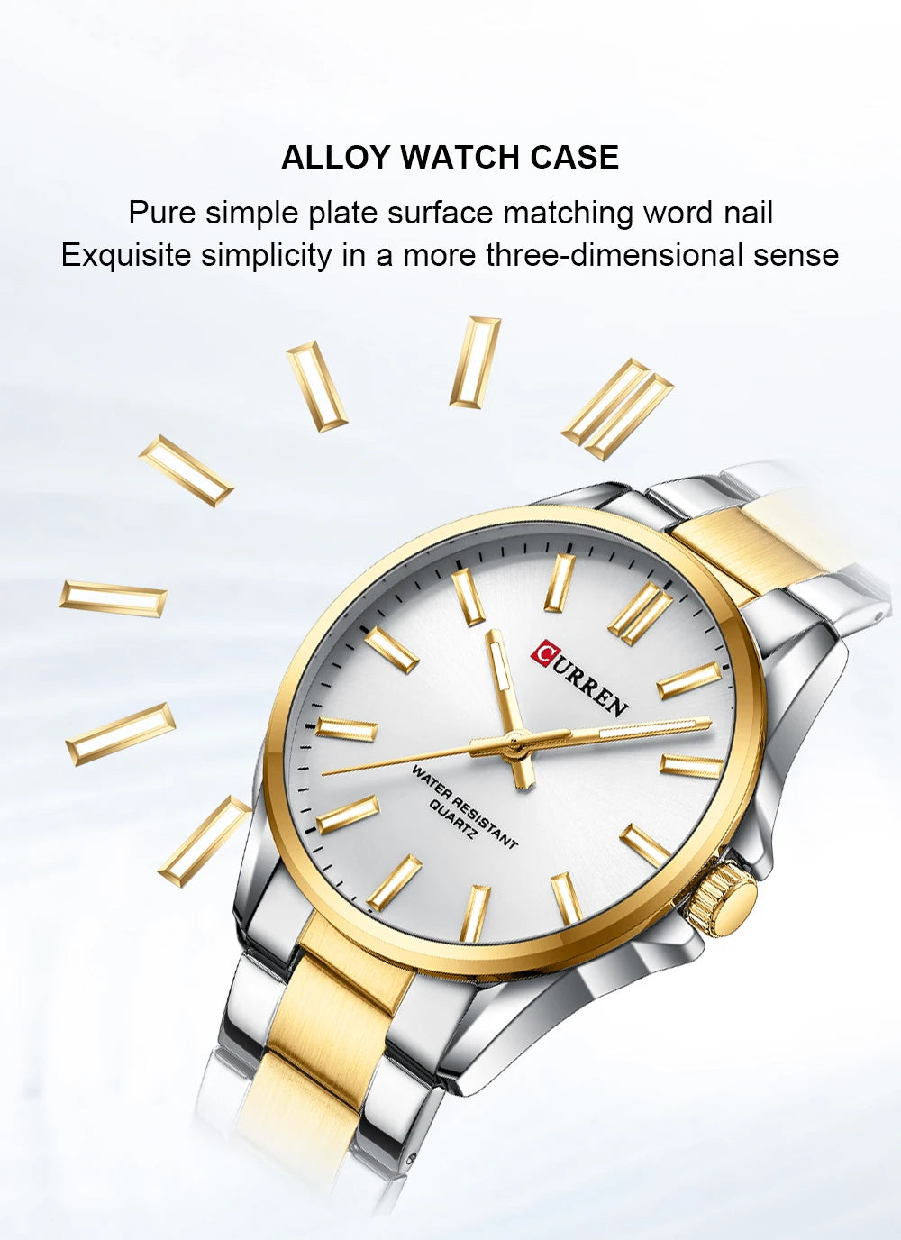 CURREN 9090 Men's Stainless Steel Watch