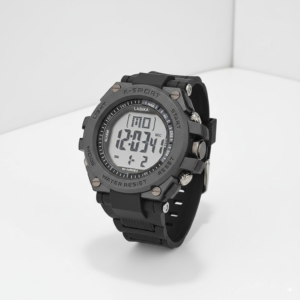 LASIKA K-Sport Digital Watch – LED Light, Date, Day, Alarm & Stopwatch