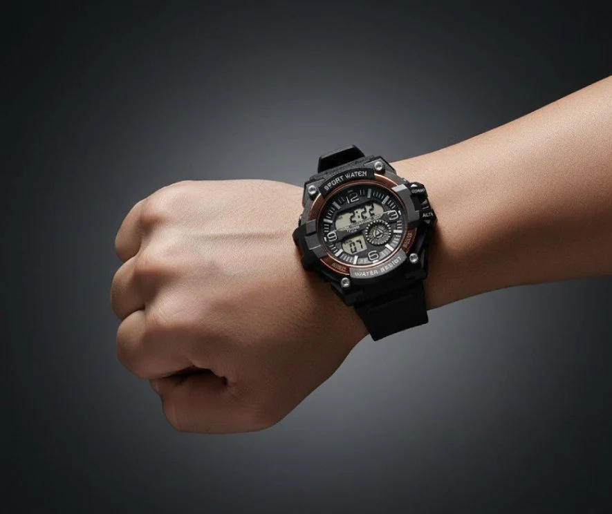 Yitong Multi-Color LED Sports Watch – 6 Light Modes, Date, Day, Alarm & Stopwatch - Image 3