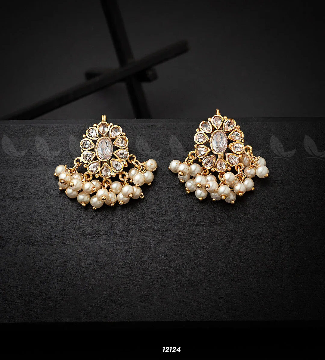 Beads Studs Earrings - Image 3