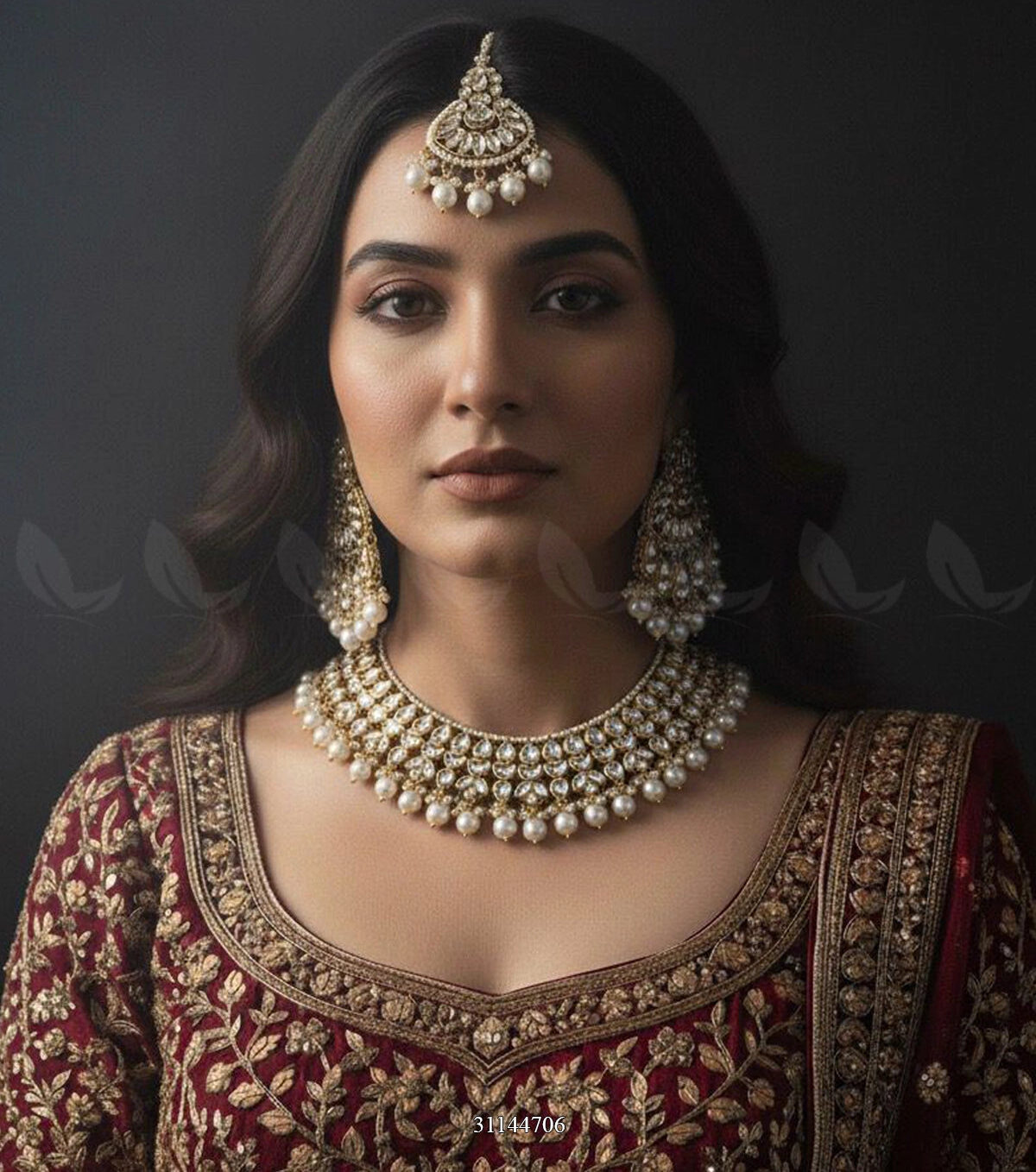 Eminet Braod Gilded Necklace Set