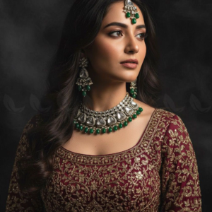 Eminet Bold Crystal Bridal Set