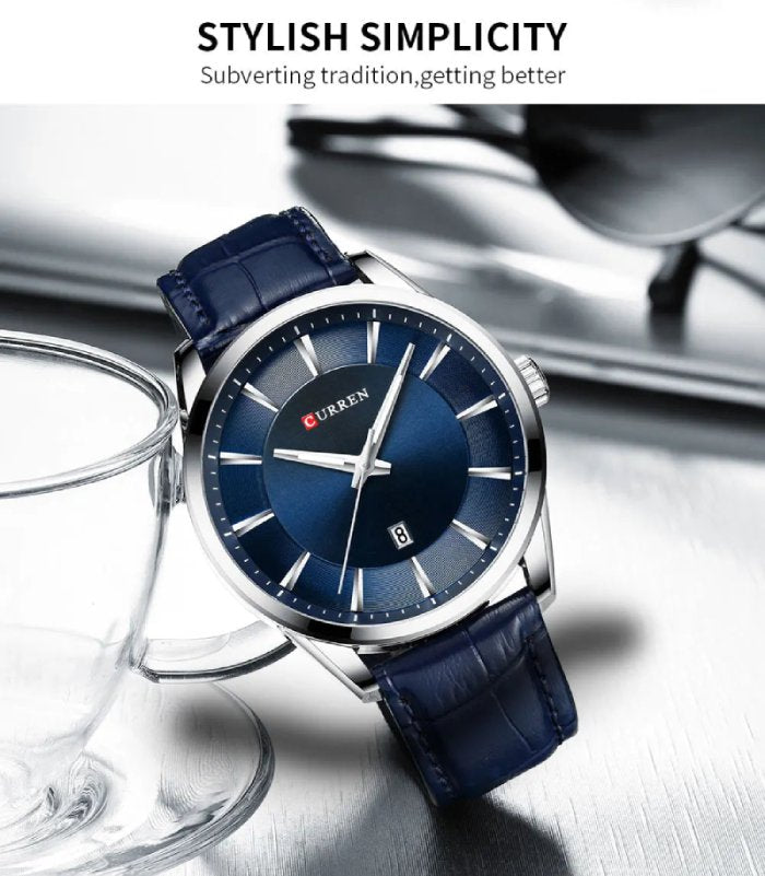 CURREN 8365 Men's Leather Straps Watch - Image 4